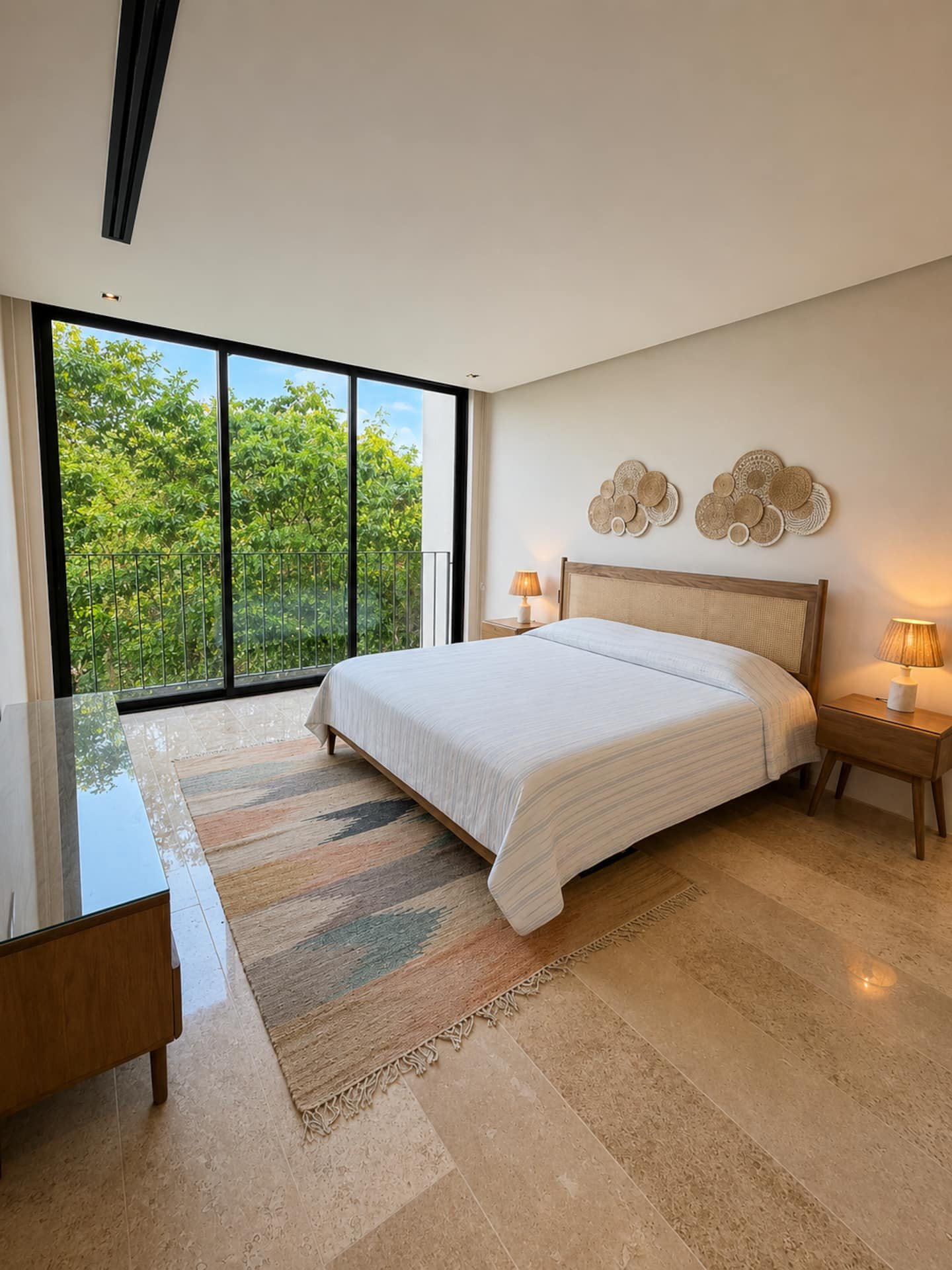 Gimnasio del residencial con caminadoras